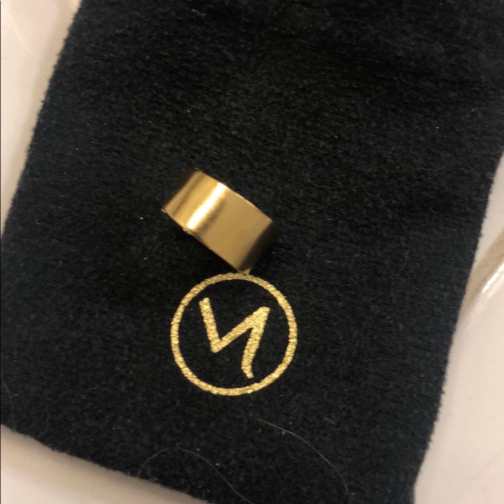 Mejuri Gold Ear Cuff with box